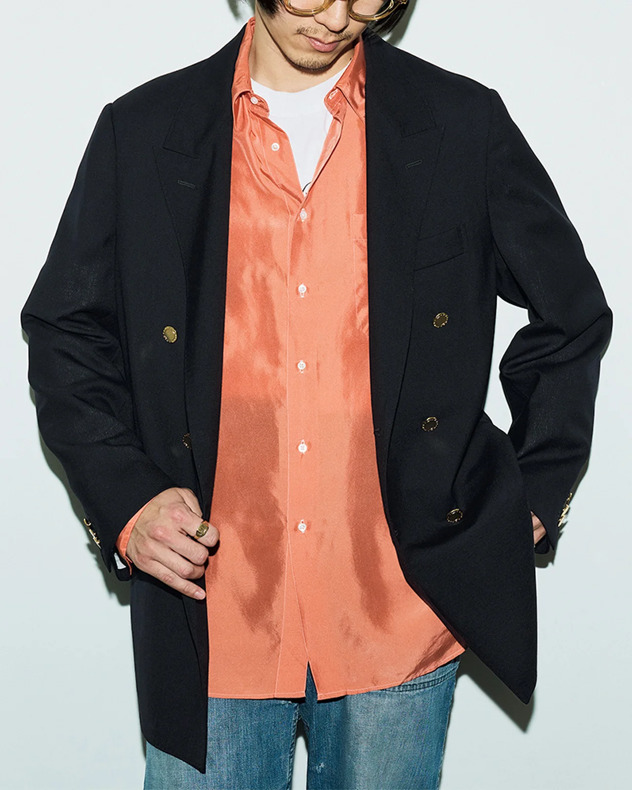 COUTURE D’ADAM ネイビーブレザー