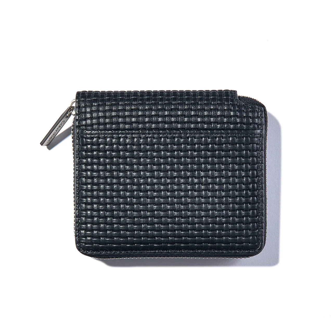 Calvin Klein｜EMBOSSED WOVEN ZIP BILLFOLD
