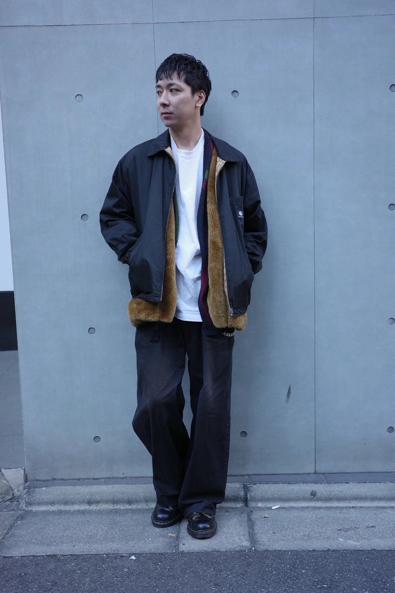 メンズヘア くせを活かしたショートへア