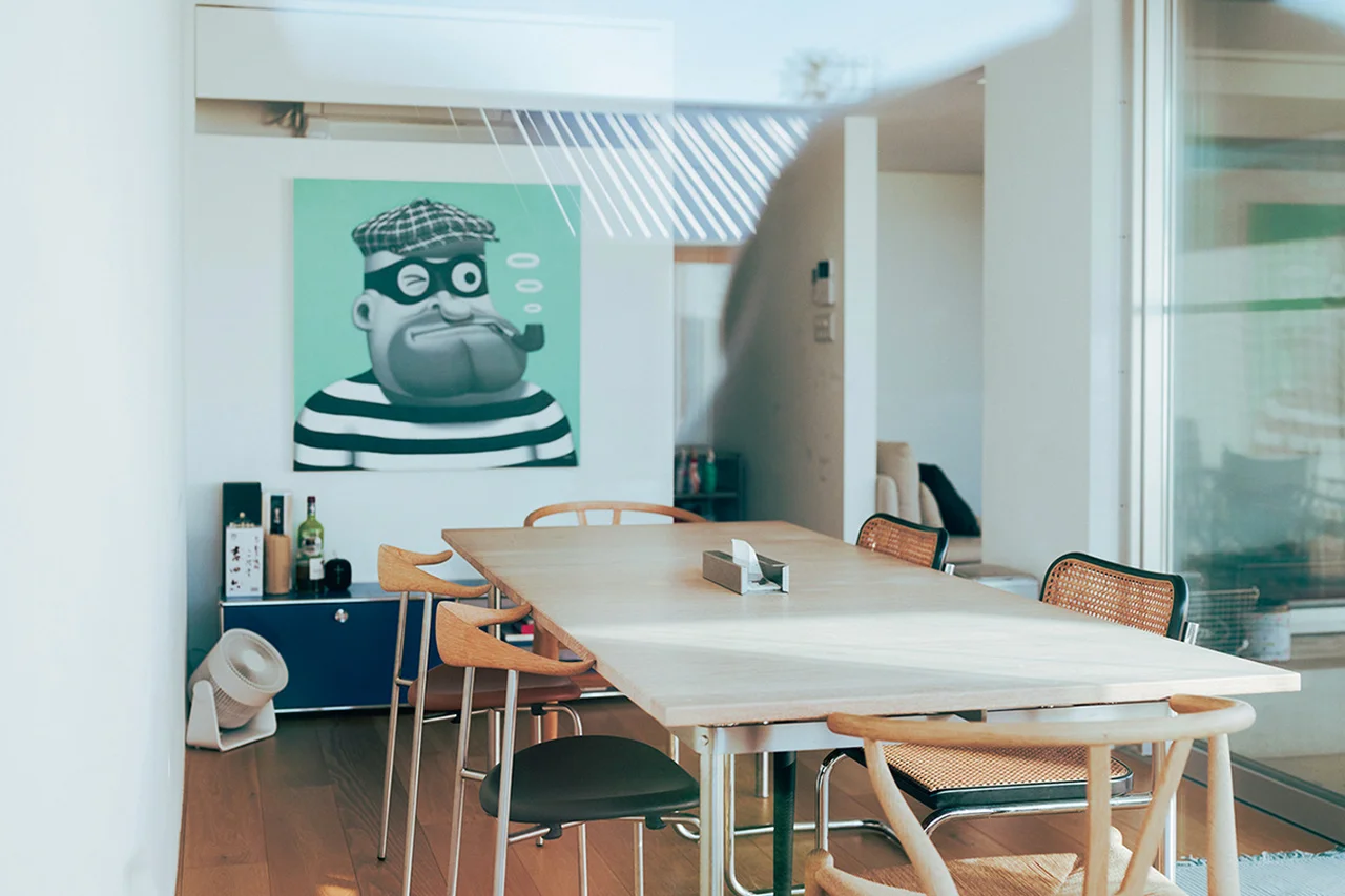 友人家族のリビングスペース