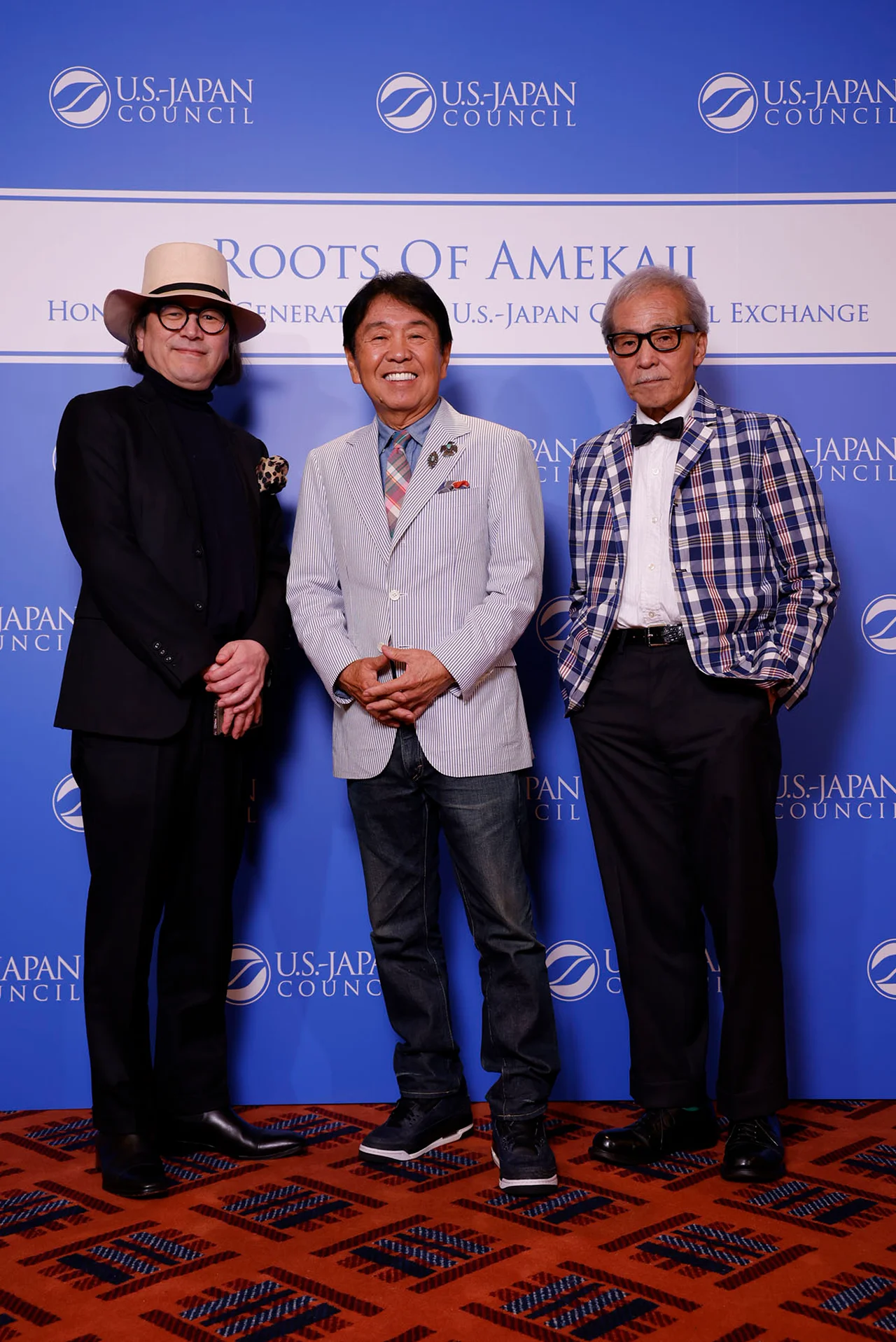 祐真朋樹氏（左） 設楽洋氏（中） 斉藤久夫氏（右）