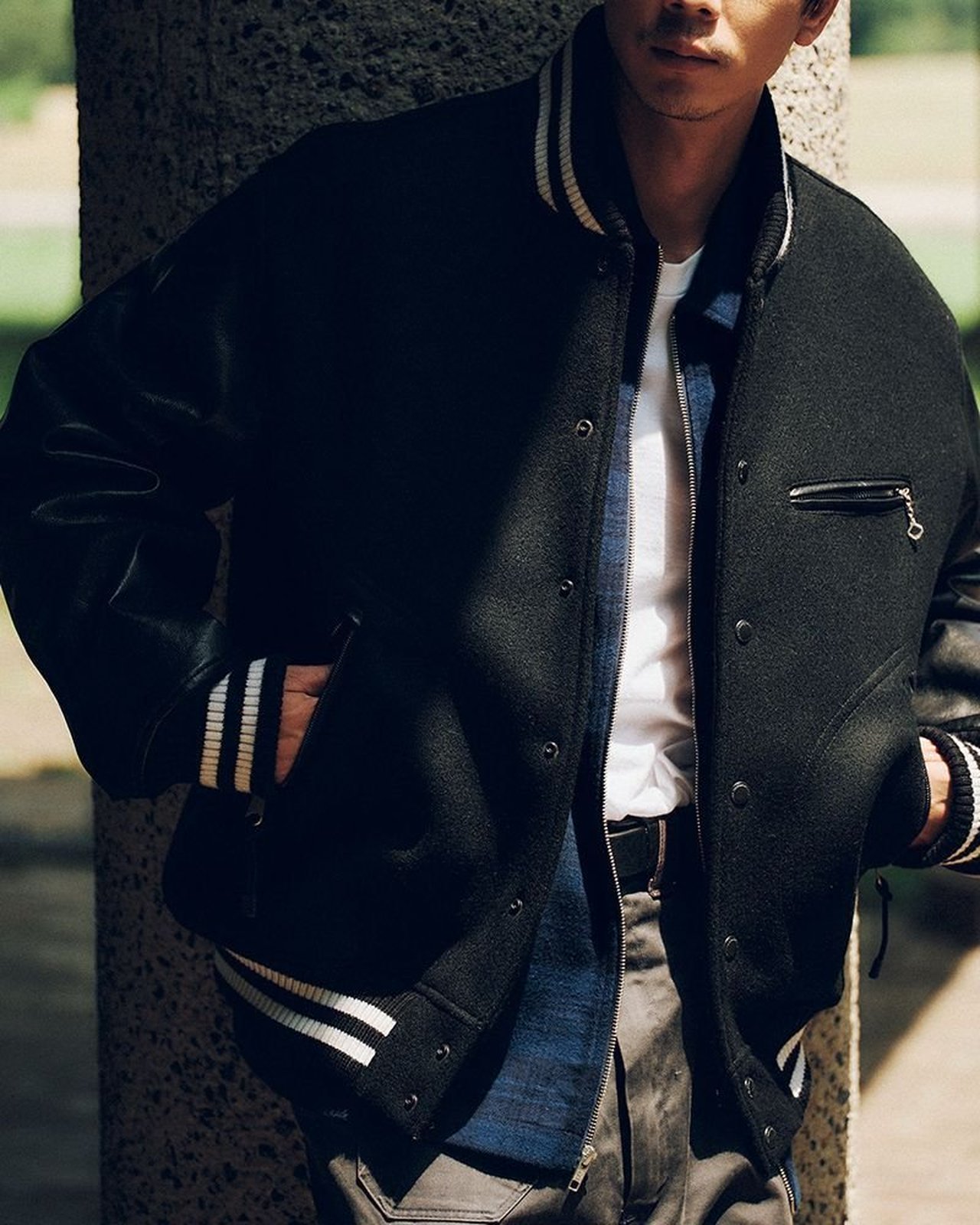 eYe JUNYA WATANABE MAN × STÜSSY 着用
