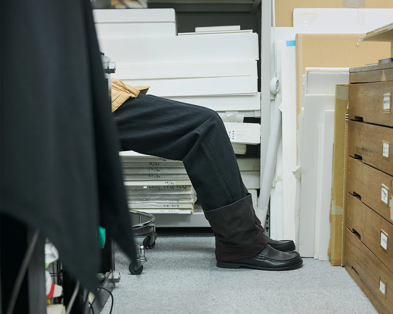 LOEWEのフィッシャーマンデニム