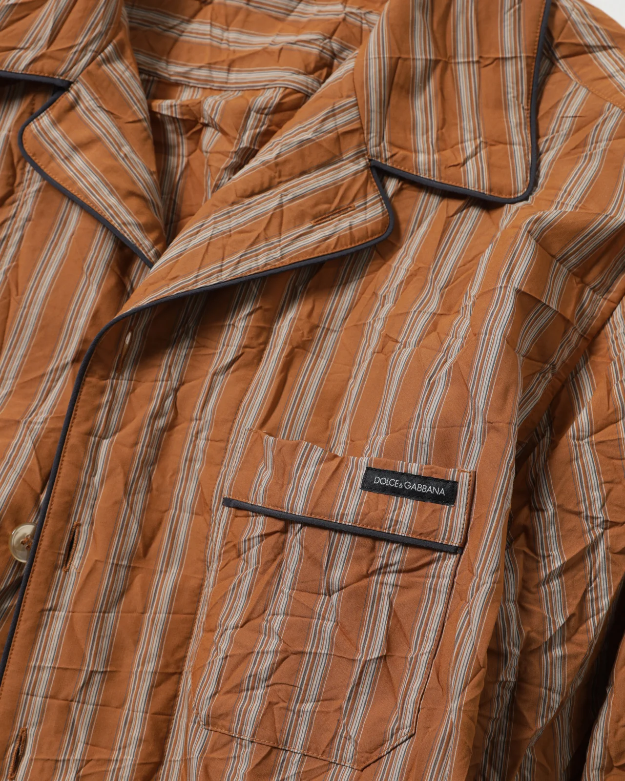 dolce&gabbanaのパジャマシャツ ロゴ