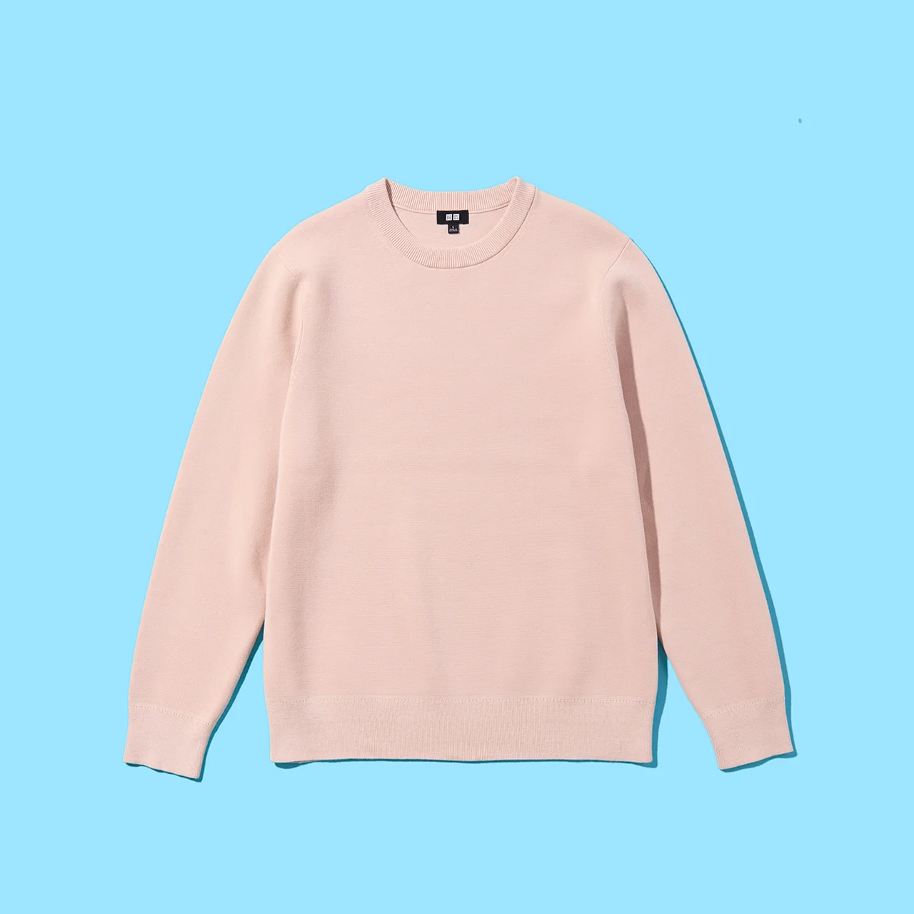 40代男性に似合う「ユニクロ」ウォッシャブルミラノリブクルーネックセーター