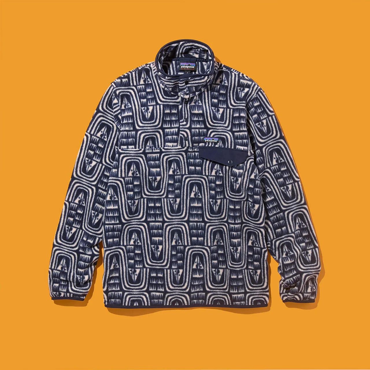 メンズ・ライトウェイト・シンチラ・スナップT・プルオーバー