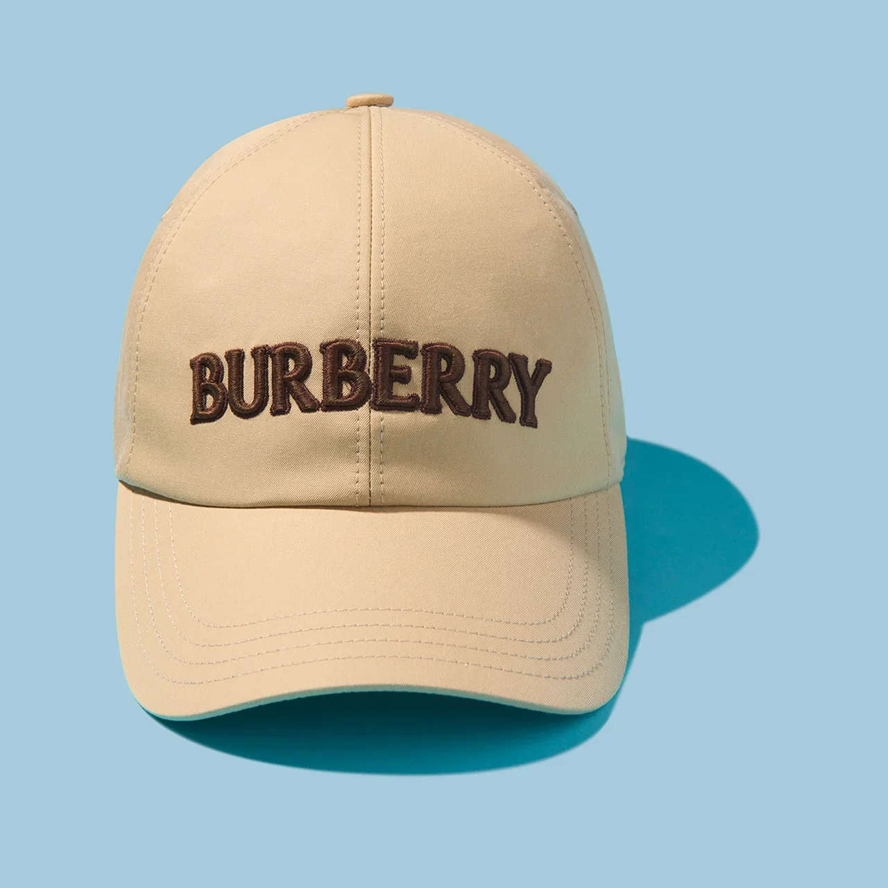 BURBERRY|Logo Gabardine Baseball Cap