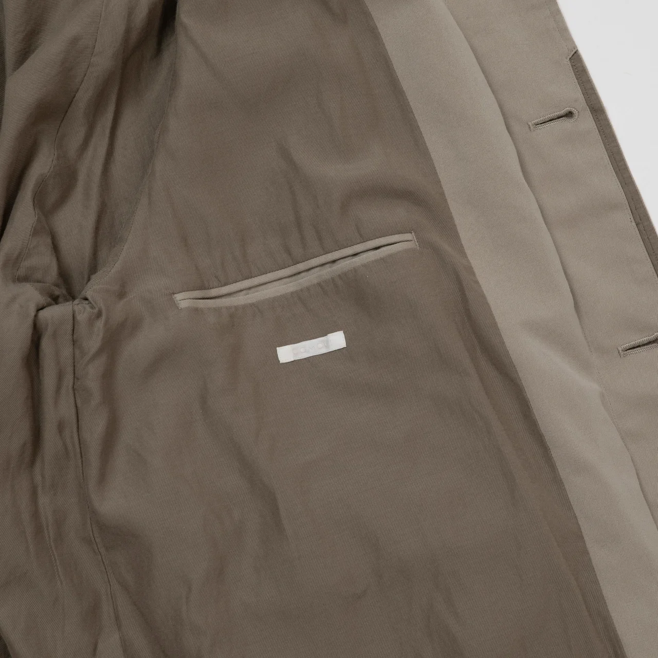 COMOLI|コットンギャバ バルカラーコート