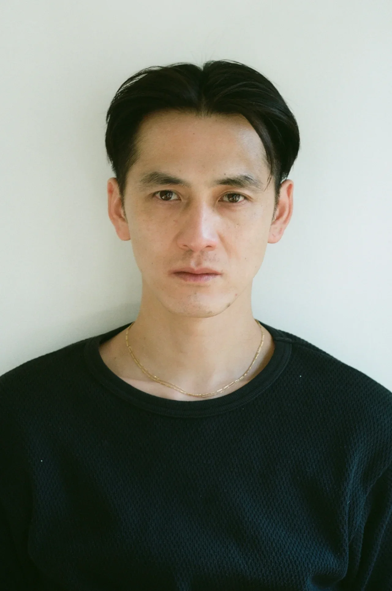 スクエアにアレンジしたセンターパート