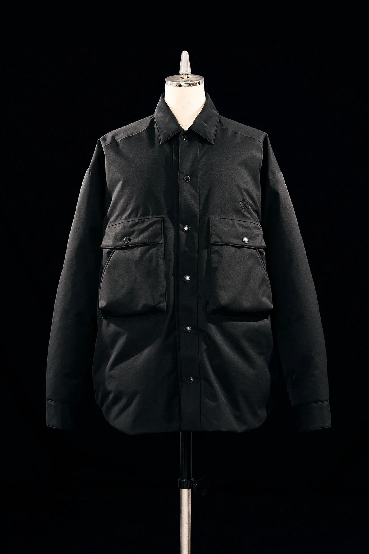 WINDSTOPPER Three-Dimensional Down Shirt ブラック