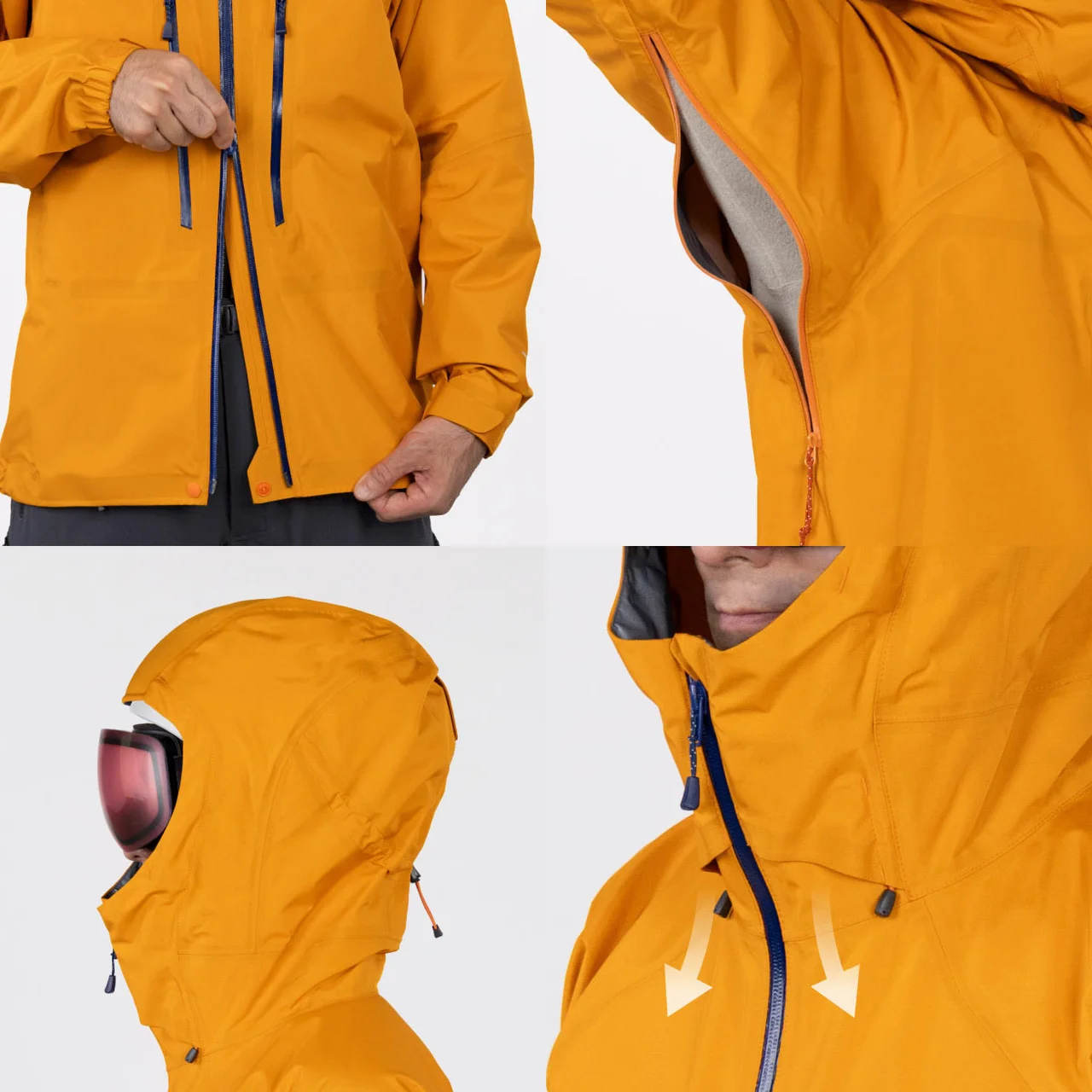 モンベル ディナリパーカ ディテール