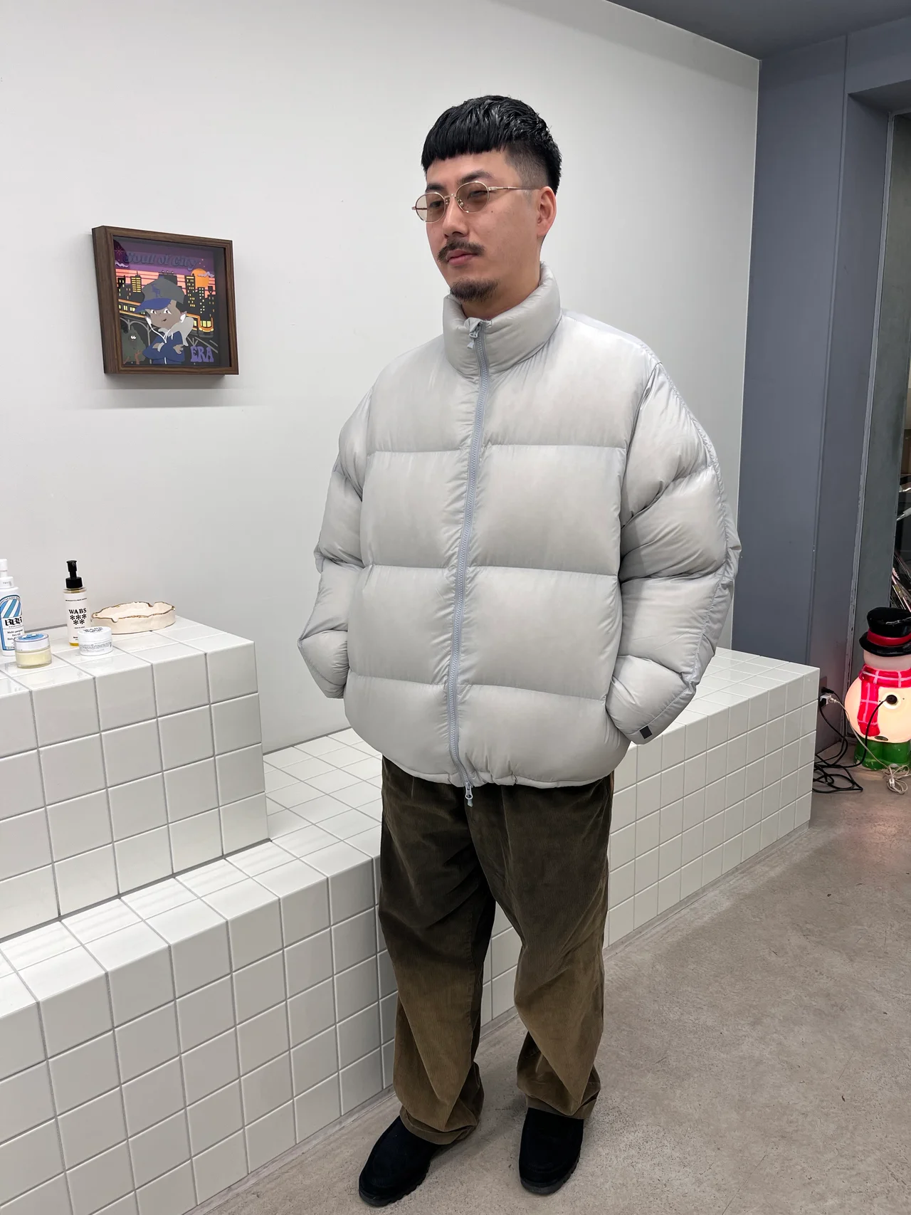 アイウェアがハマるクロップスタイル メンズヘア