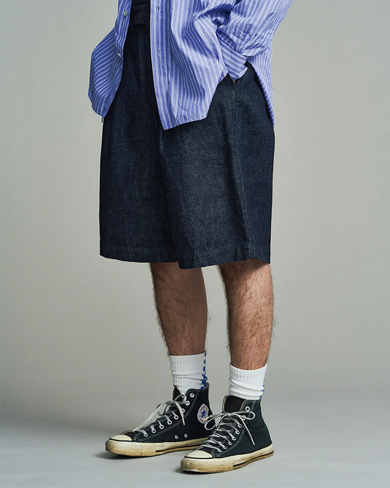 O- デニムショーツ