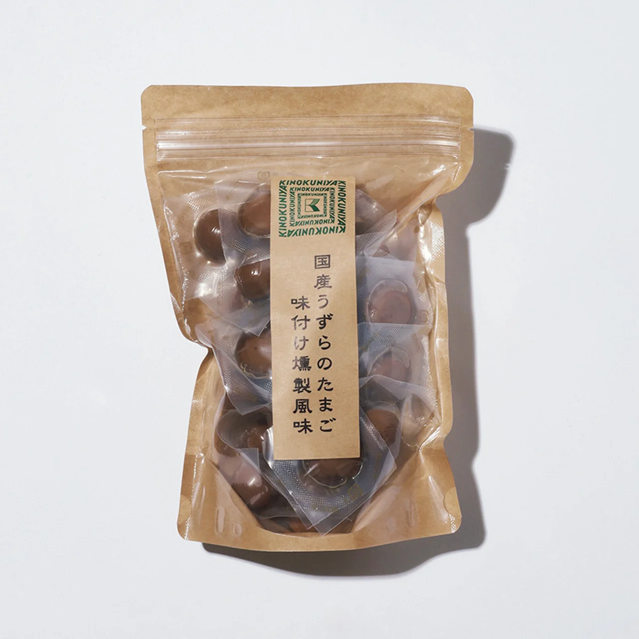 紀ノ国屋の「国産うずらのたまご　味付け燻製風味」