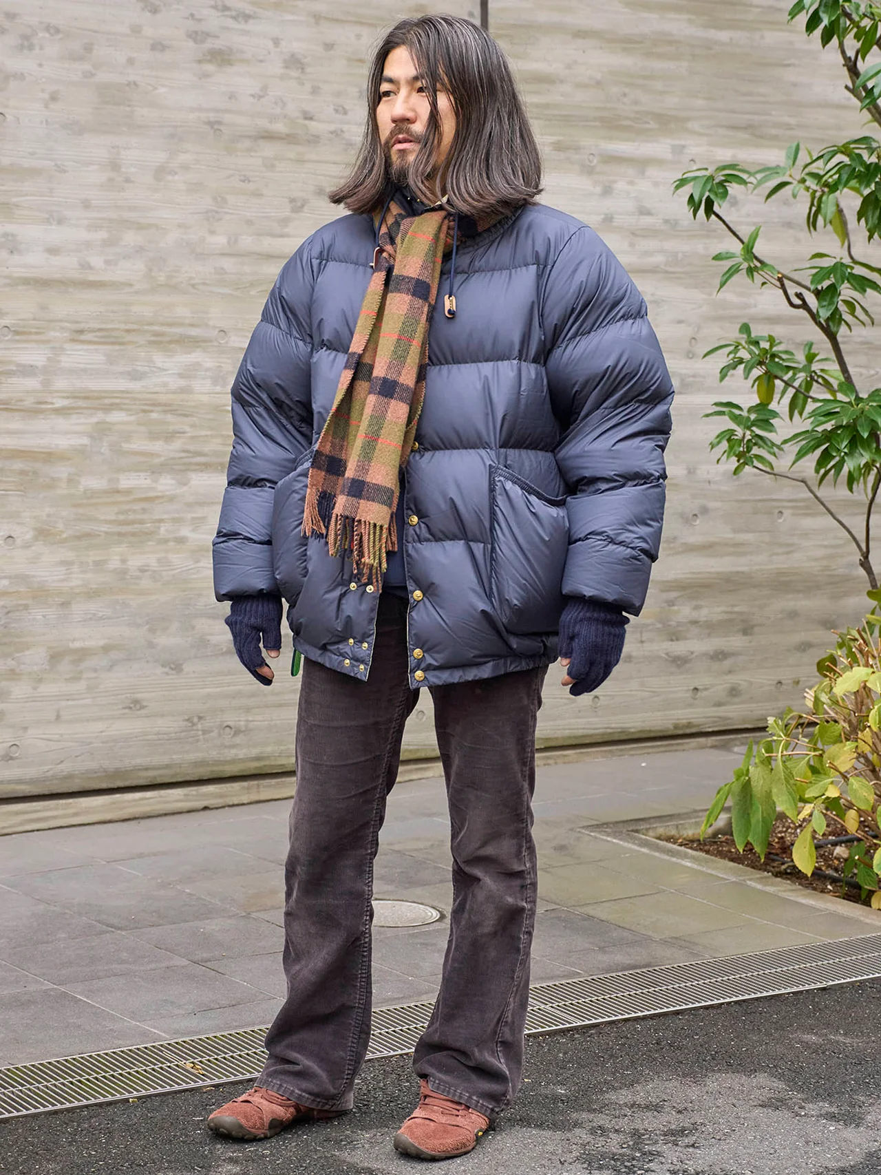 ディ・ドライベーグのカモカモダウンジャケット