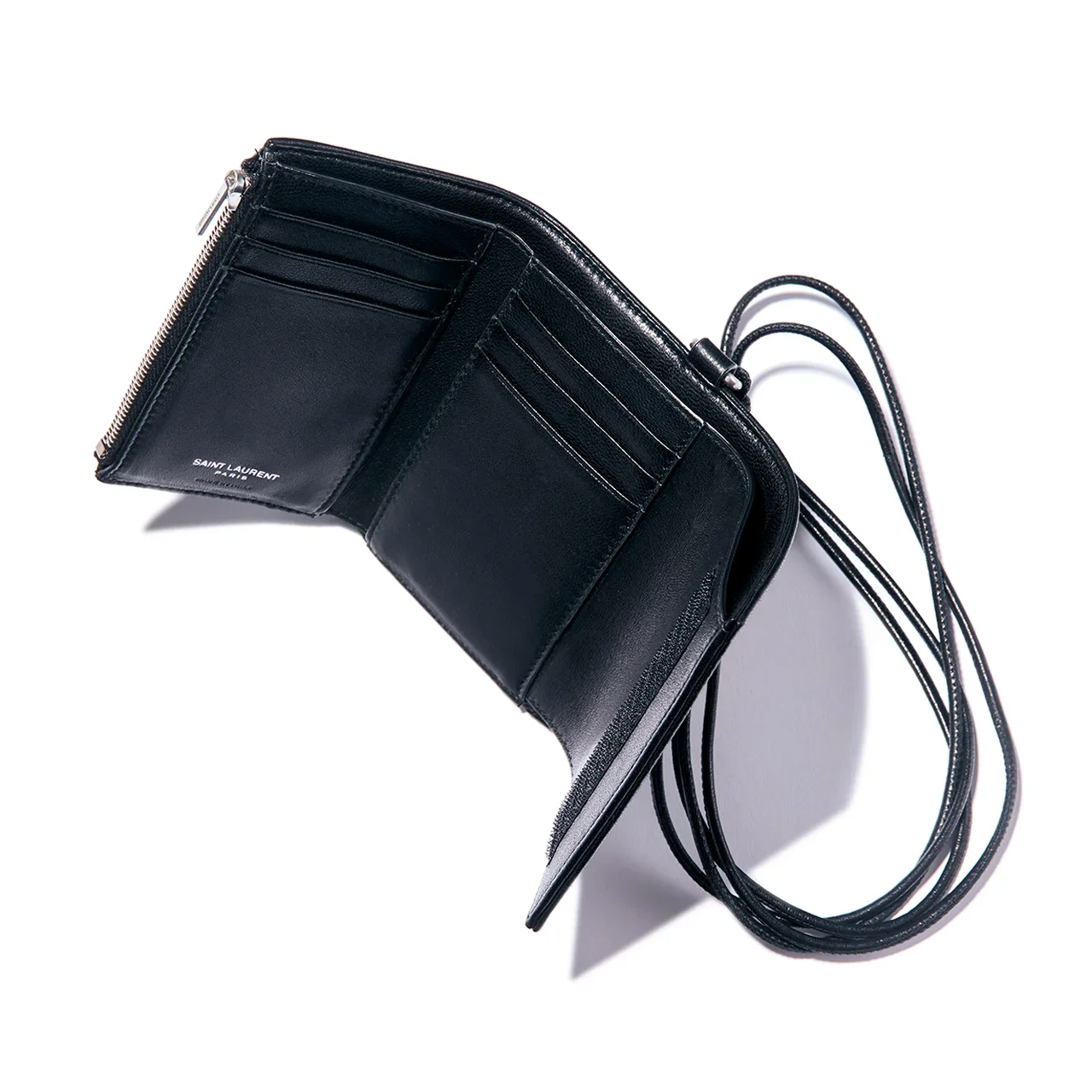 SAINT LAURENT｜BUFFALO SLIM TRIFOLD WALLET