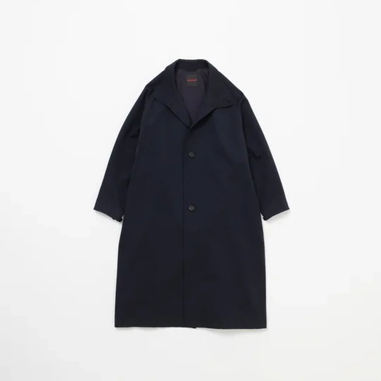 CABaN|ウールギャバジン スタンドカラーコート
