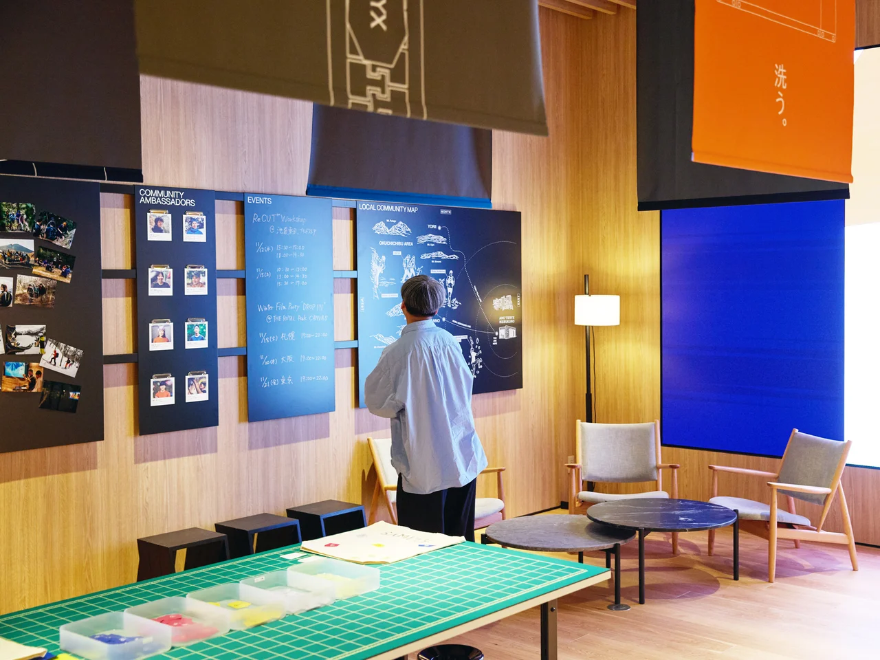 気軽に利用できるコミュニティスペースも