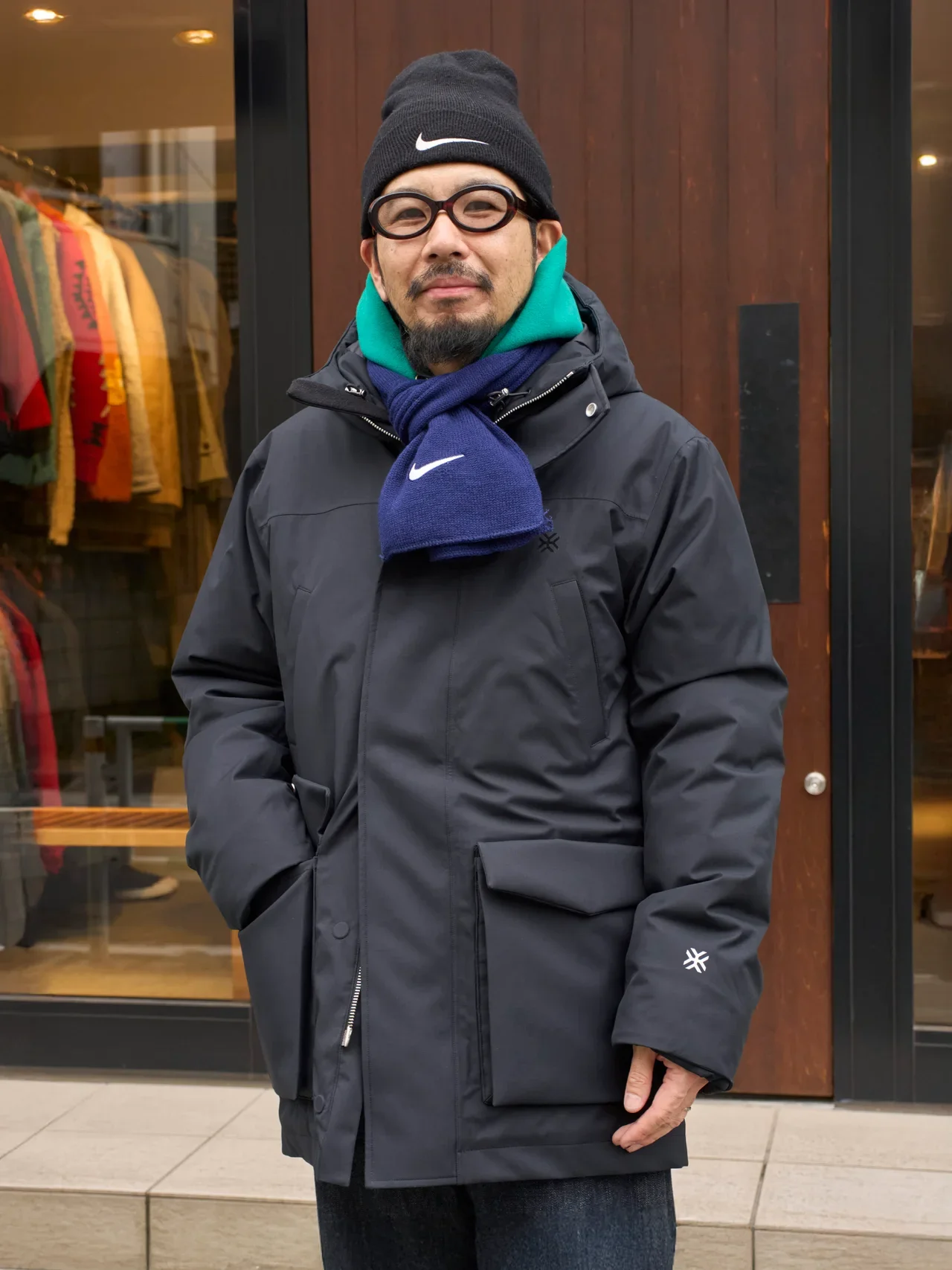 AYAQ　ダウン着こなし