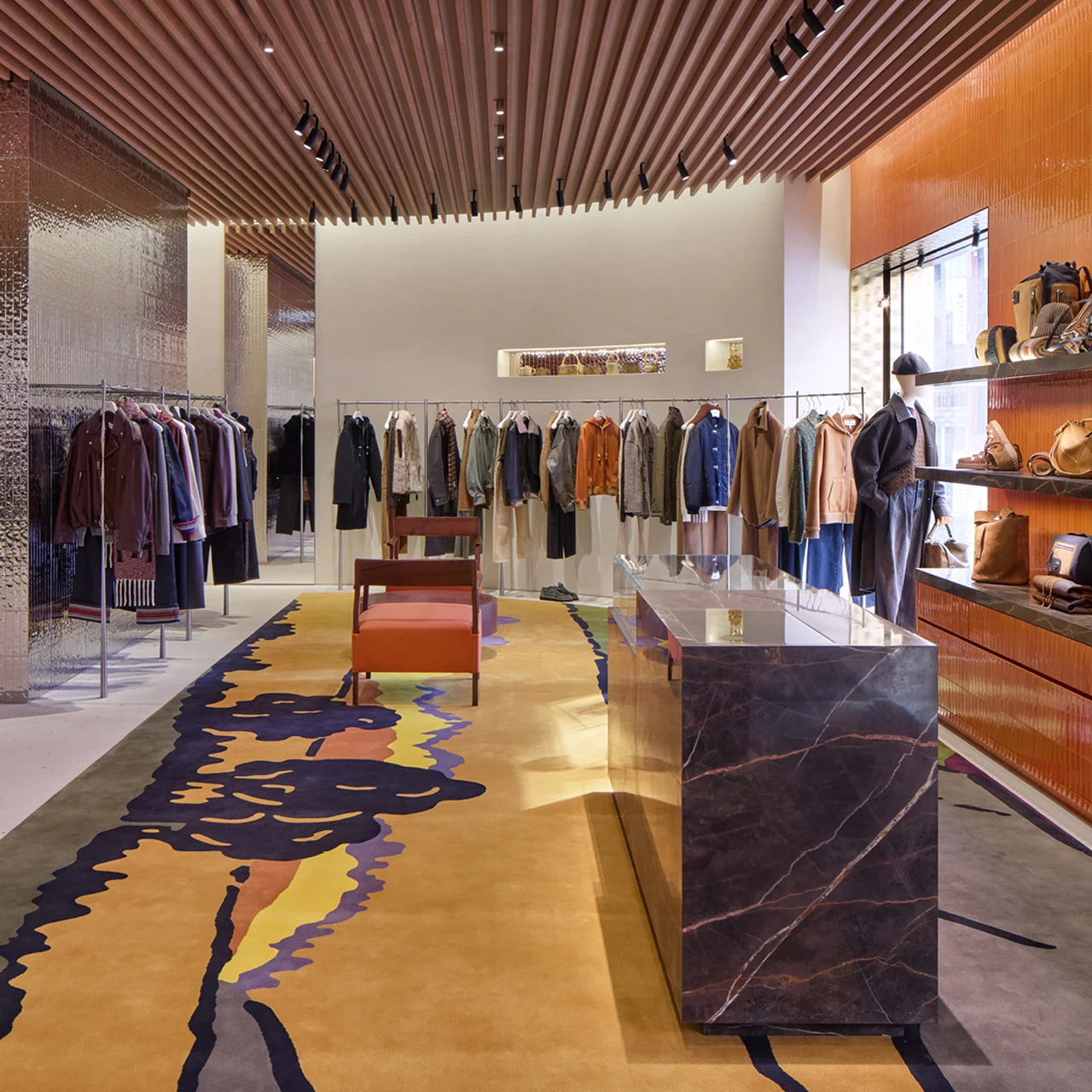 ロエベが、新たな「カサロエベ」をに銀座にオープン（内観③）