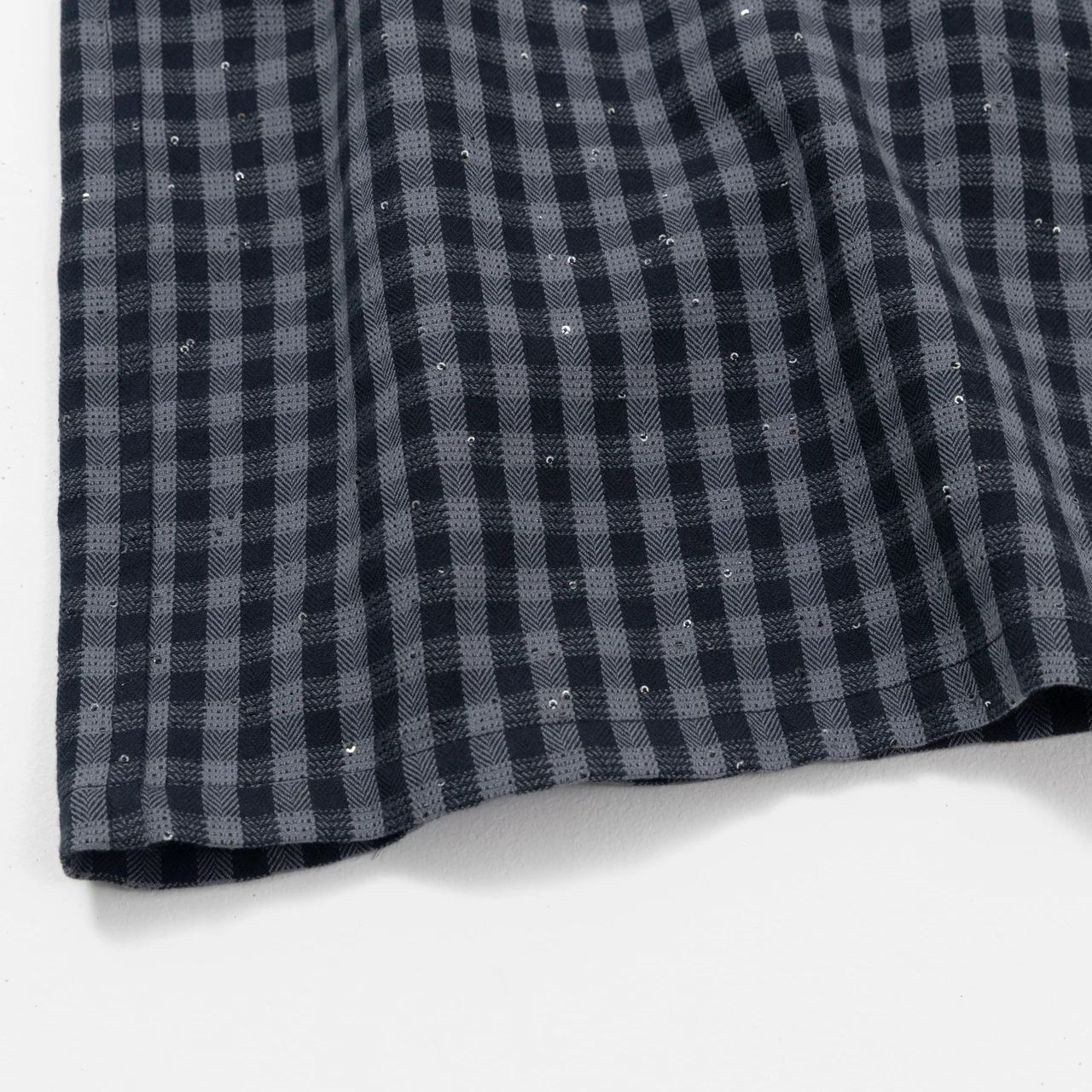 【エディター私物】MASUのSPARKLING PLAID HALF SLEEVE SHIRT  袖