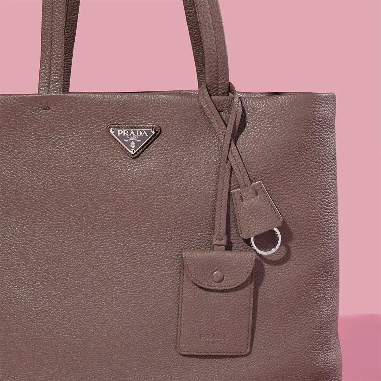 PRADA｜Leather tote bag