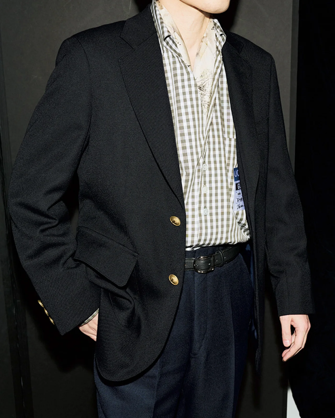 KONNO ネイビーブレザー