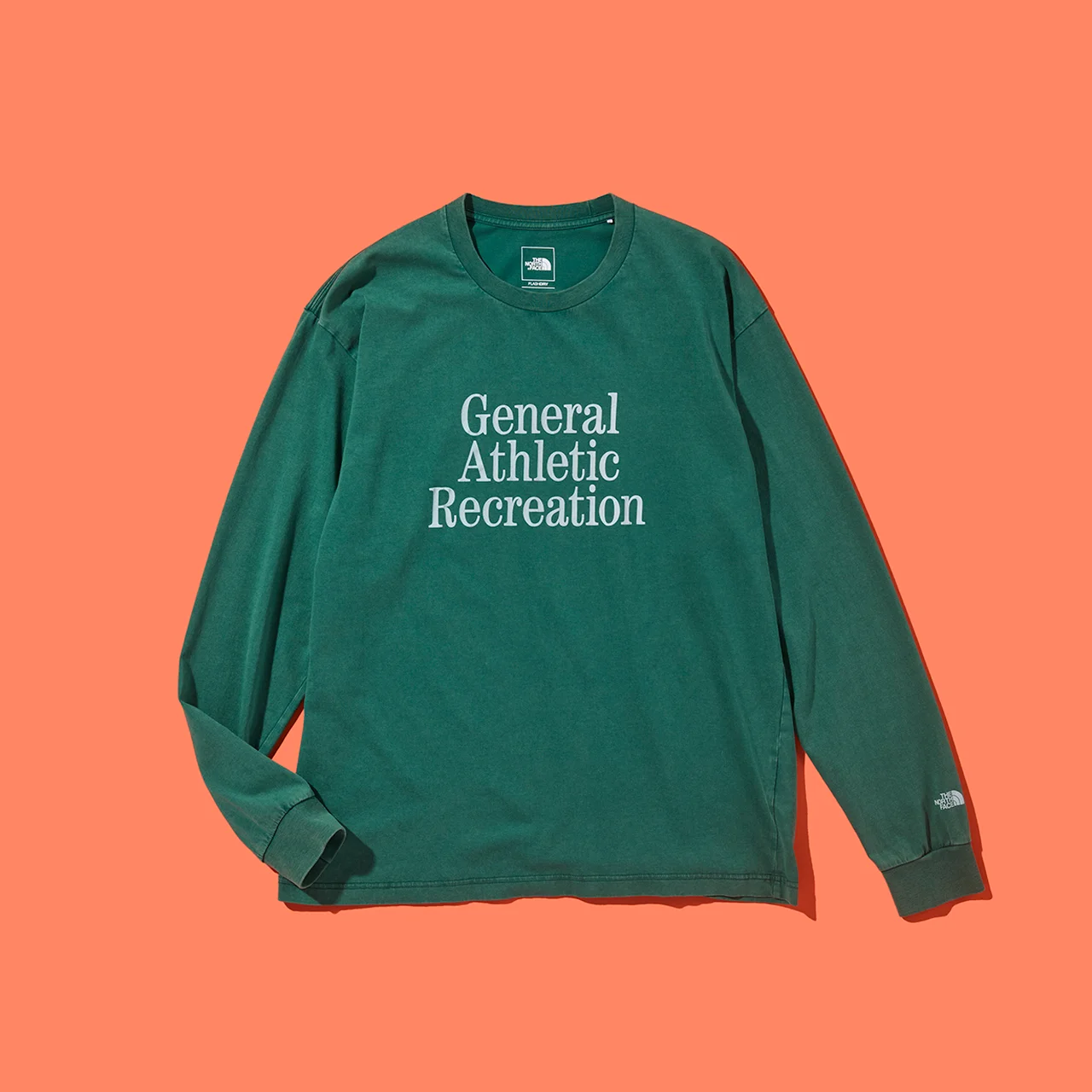 GARタイポグラフィックロングスリーブティー