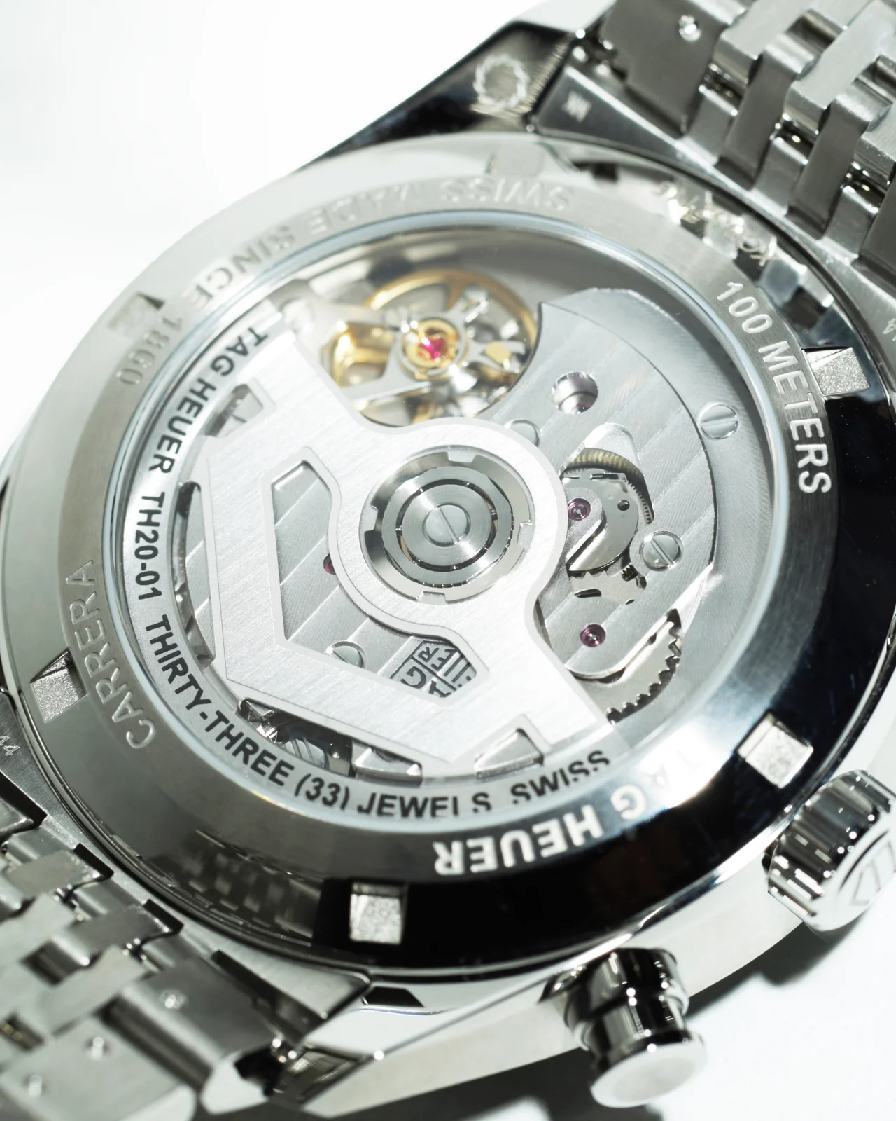 TAG HEUERのタグ・ホイヤー カレラ クロノグラフ 裏