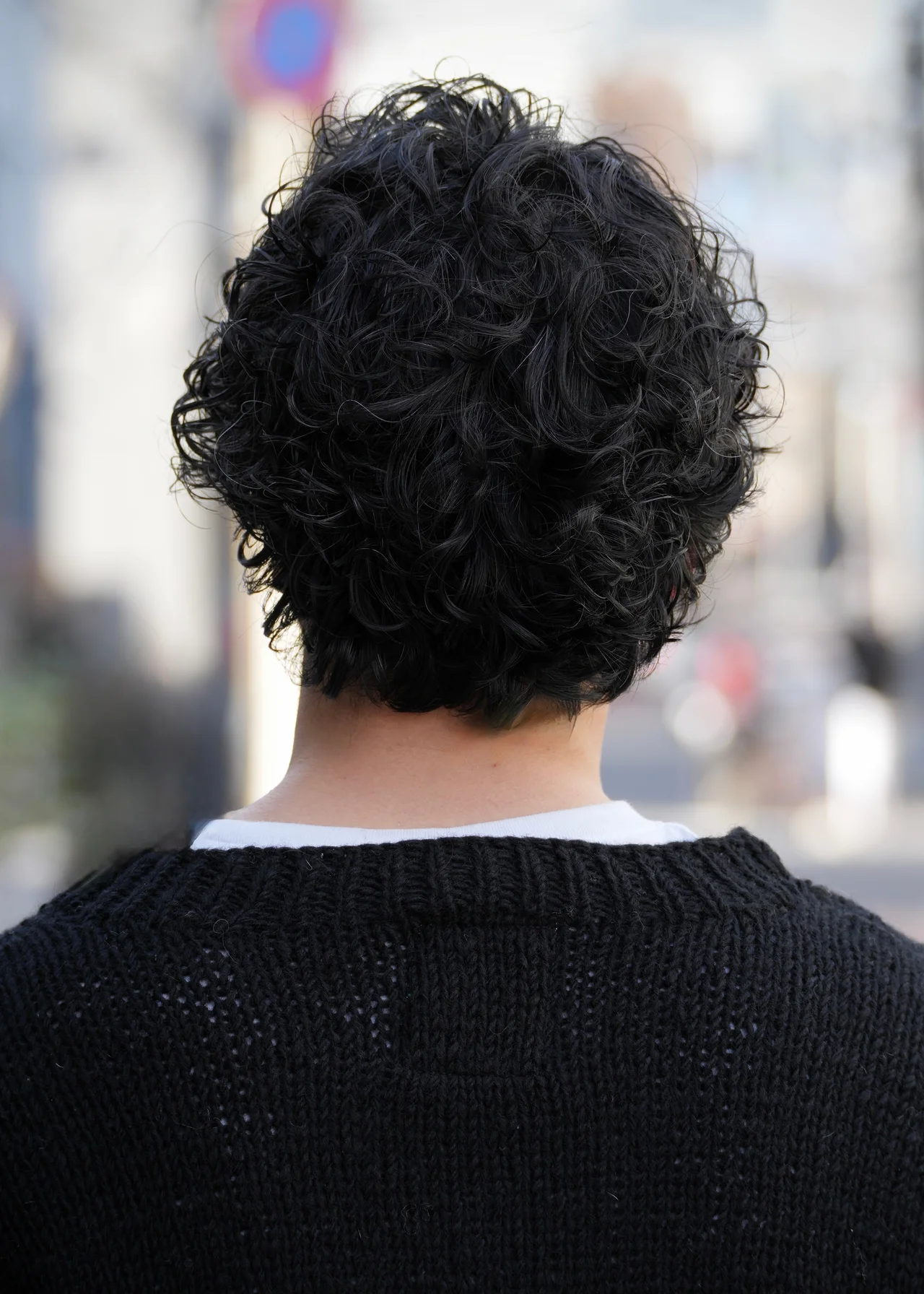 メンズヘア ヴィンセント・ギャロ マッシュベースのパーマスタイル