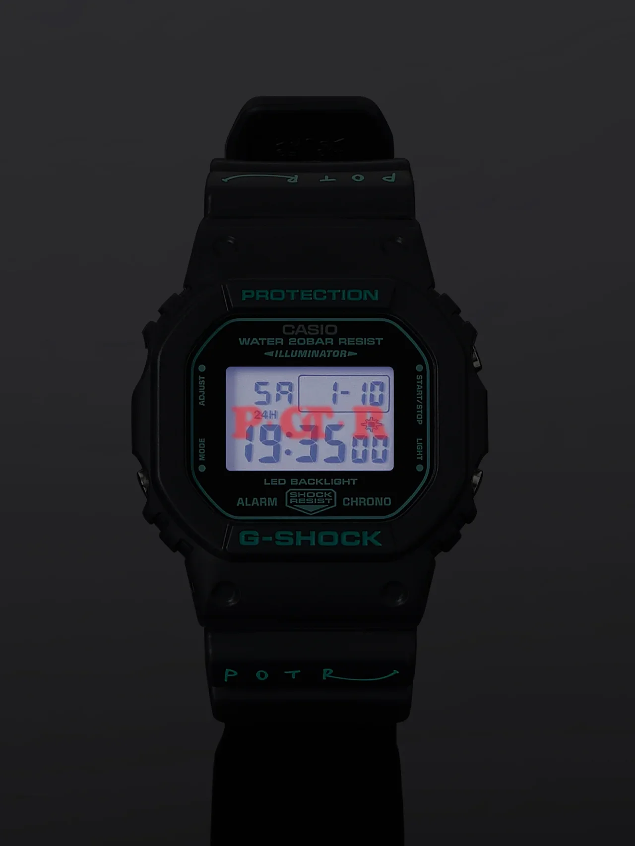 G-SHOCK × POTR｜DW-5600 ライトアップ