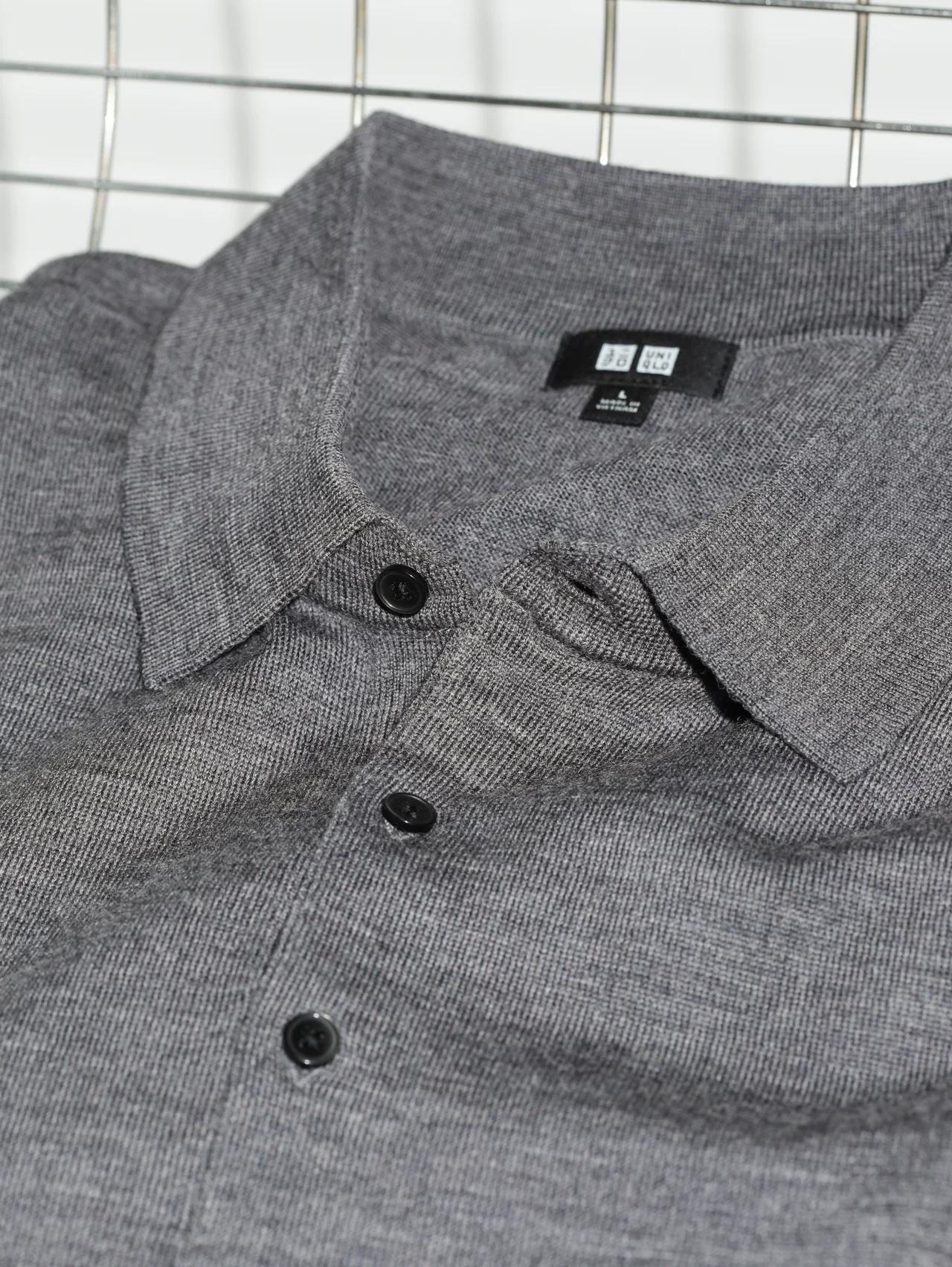 UNIQLOのニットポロシャツの画像_3