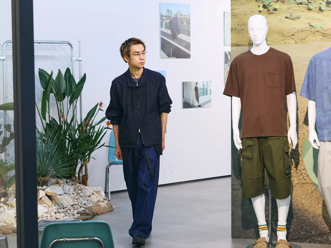 「ジーユー×エンジニアド ガーメンツ」スタイリスト瓜坂拓海