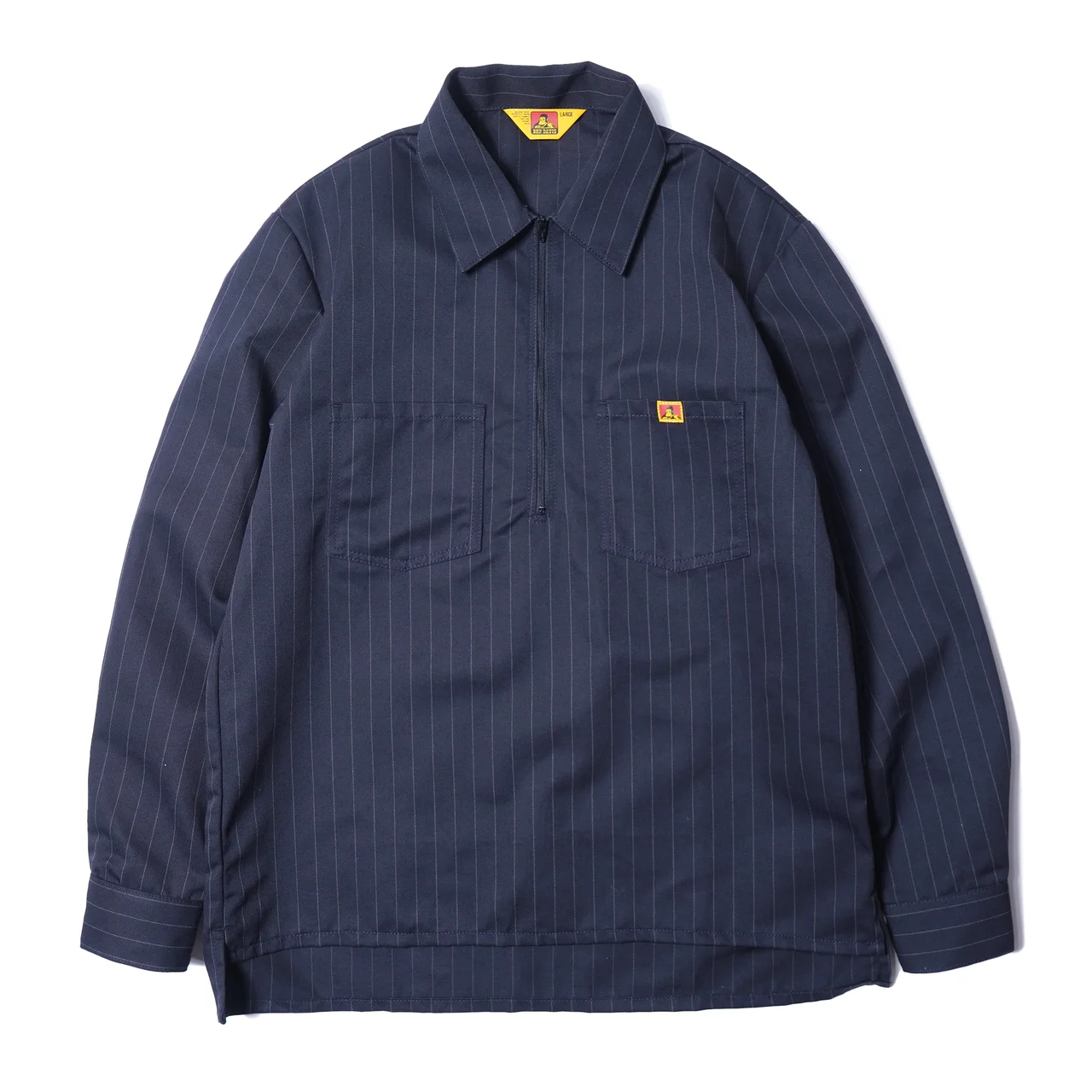 Pinstripe Half Zip Shirt