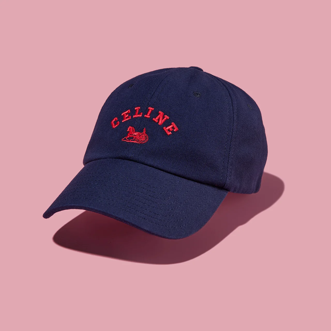 馬車モチーフのオールド・ロゴ「サルキー」キャップ