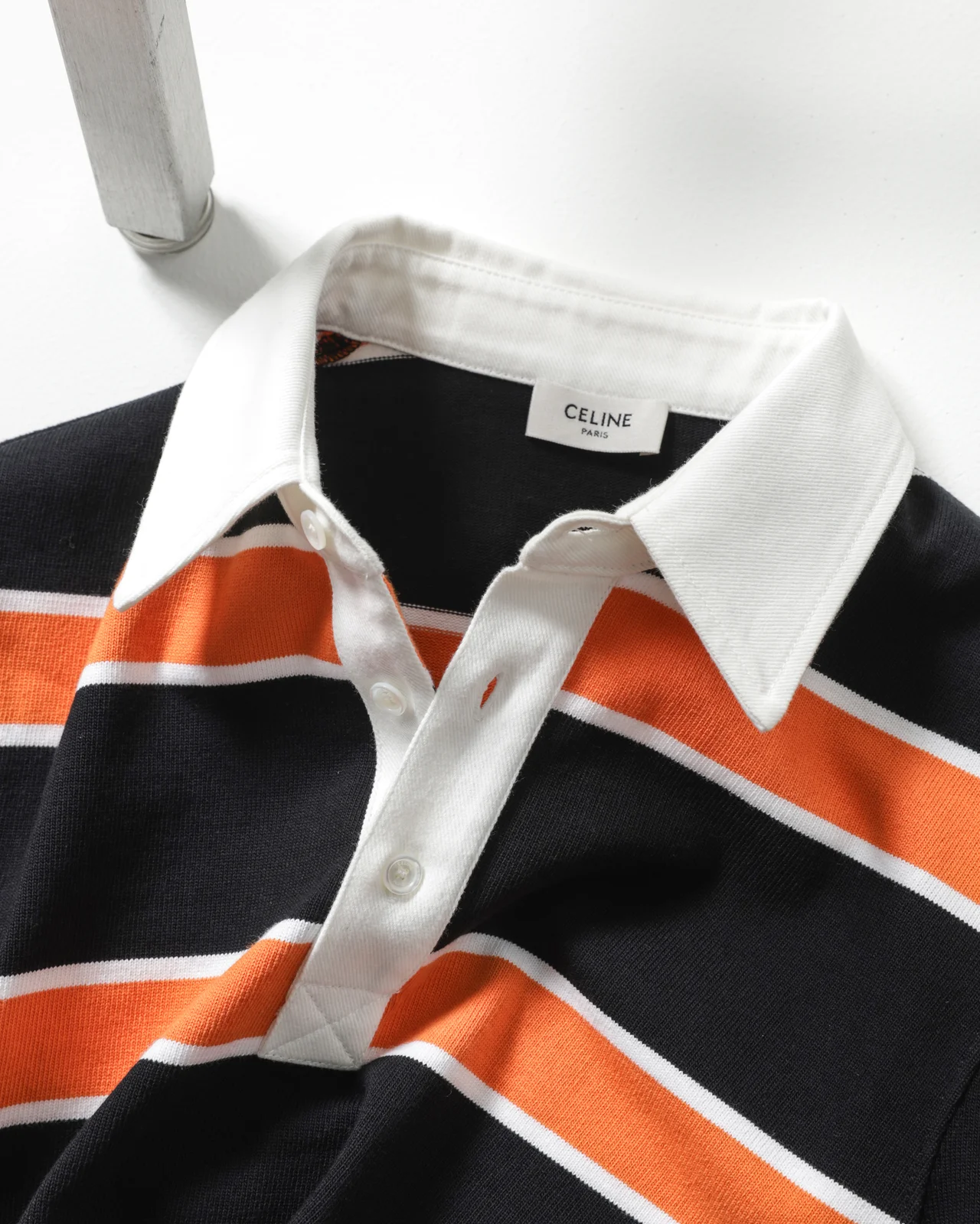 CELINEのラガーシャツ 襟