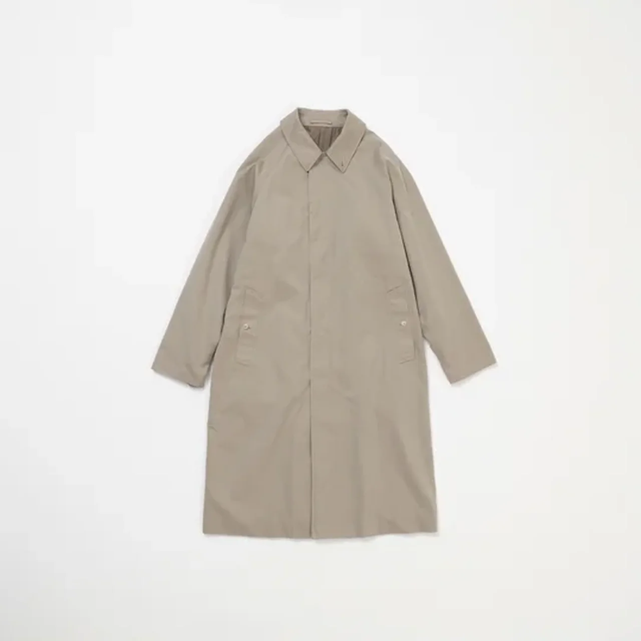 COMOLI|コットンギャバ バルカラーコート