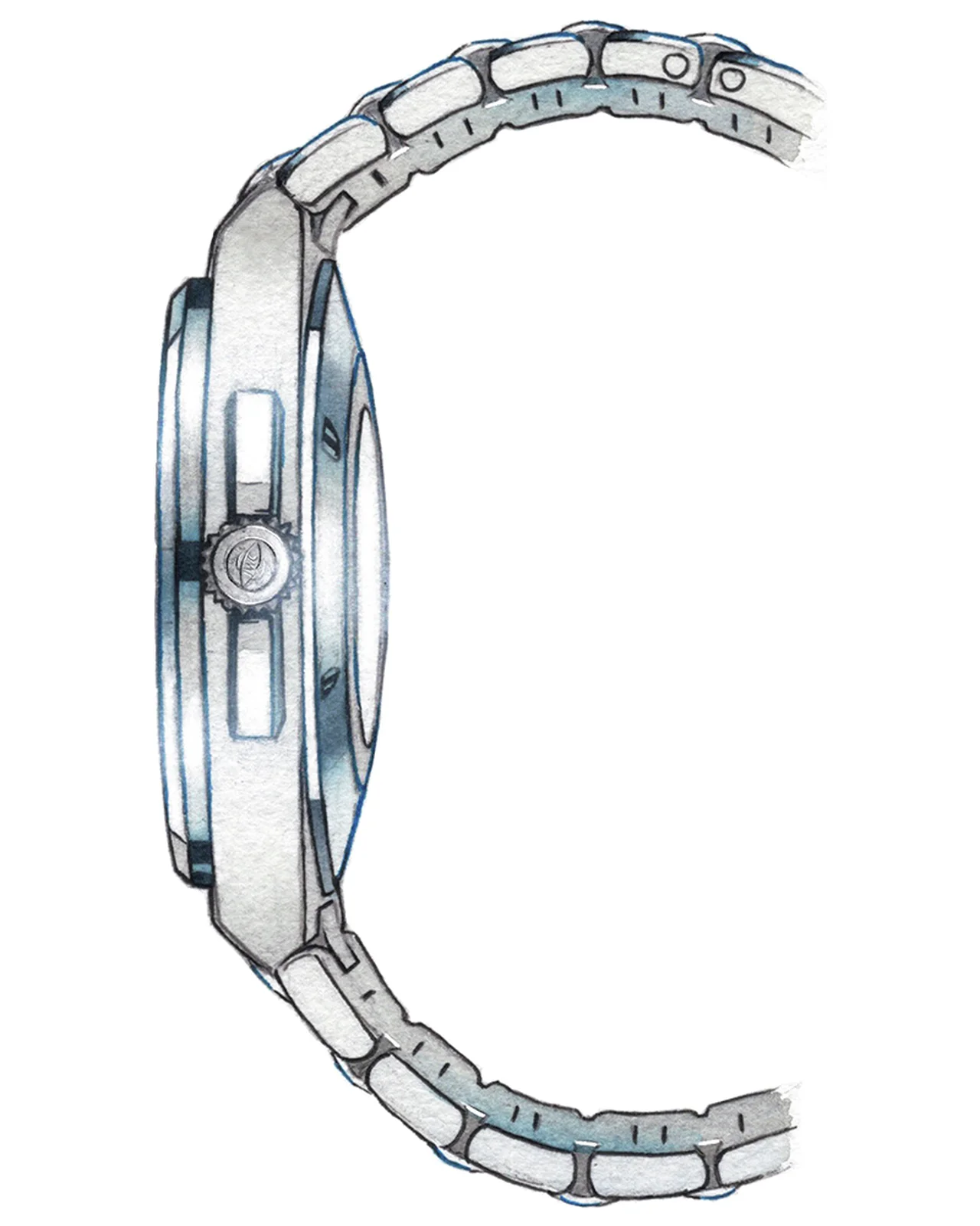 IWC インヂュニア 側面 イラスト