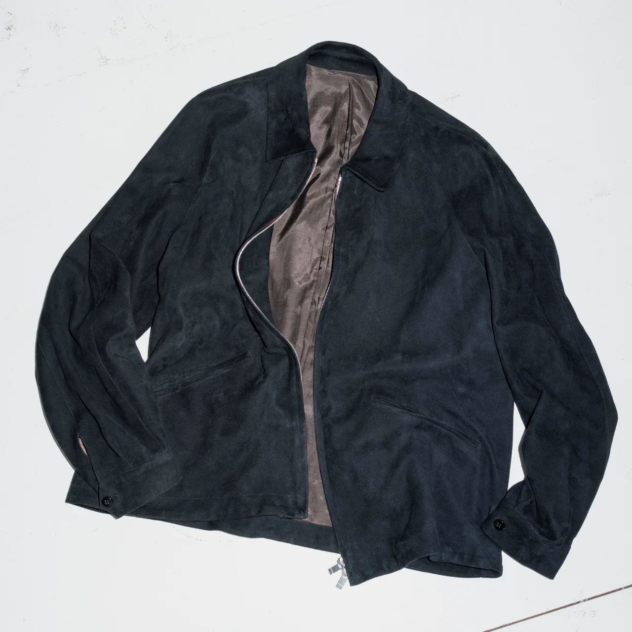 Caleのシープスエードレザージャケット