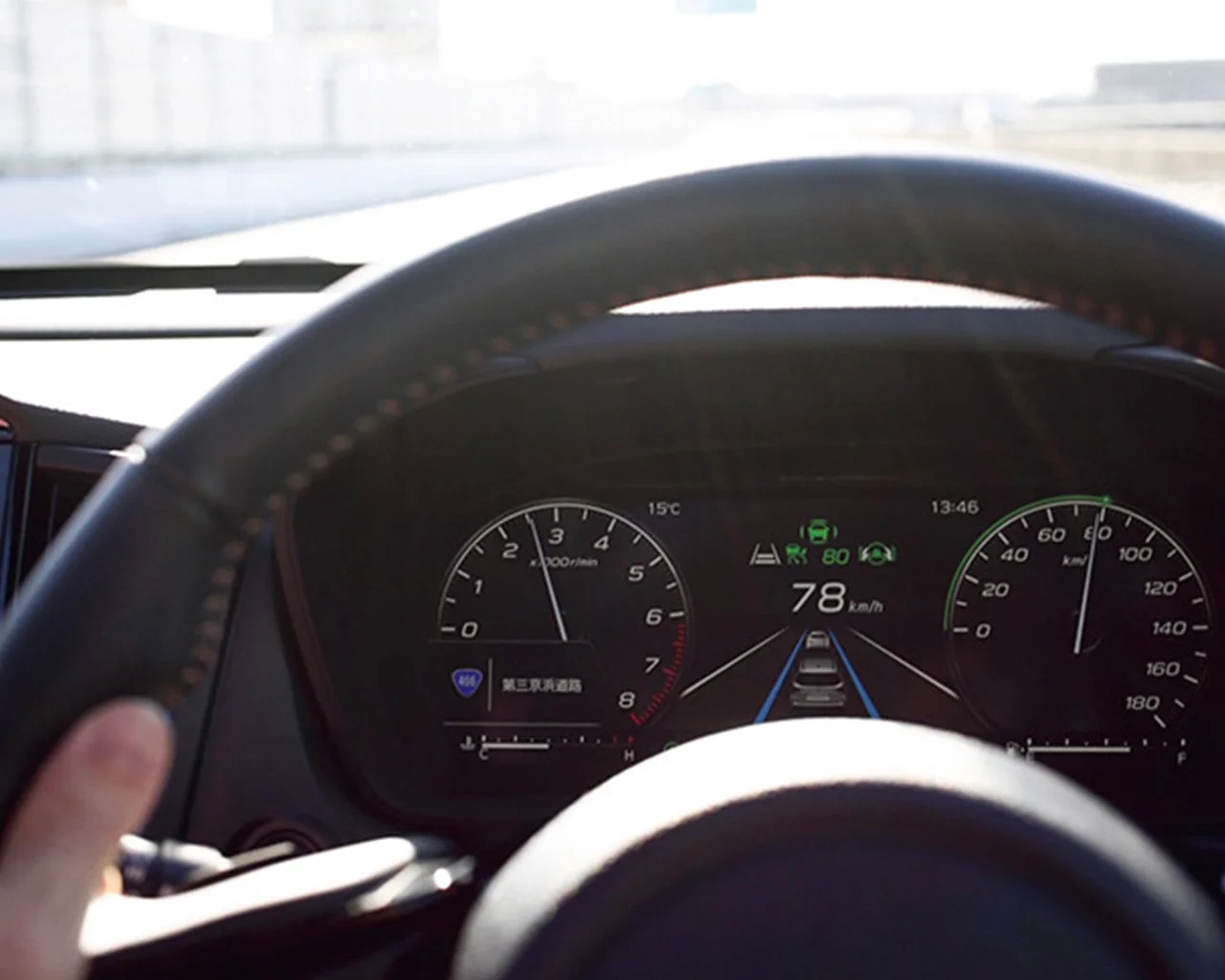 スバル独自の運転支援技術「アイサイトX」を体感