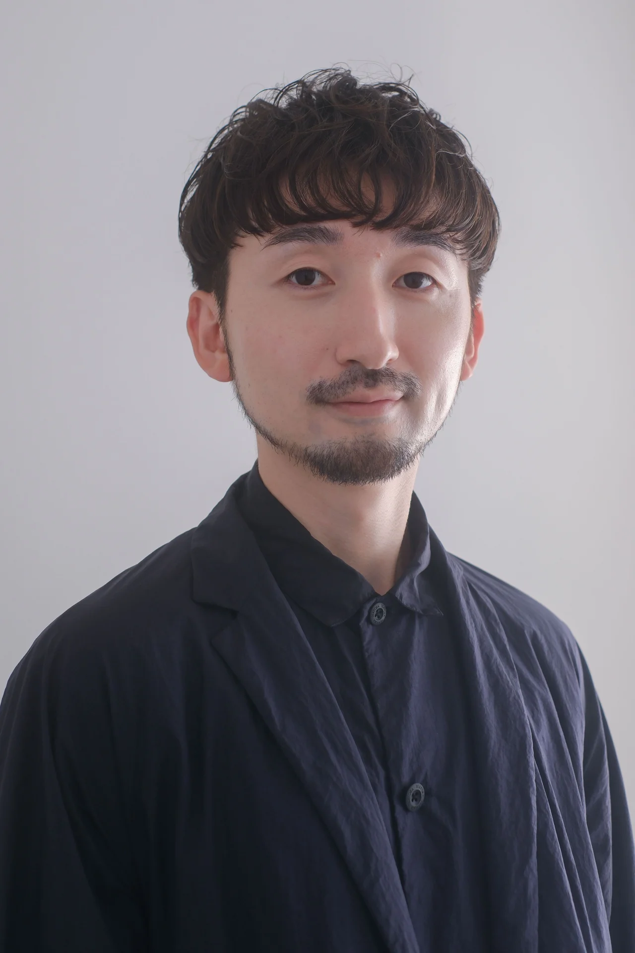 メンズヘア モード過ぎないワンレングスボブの正面