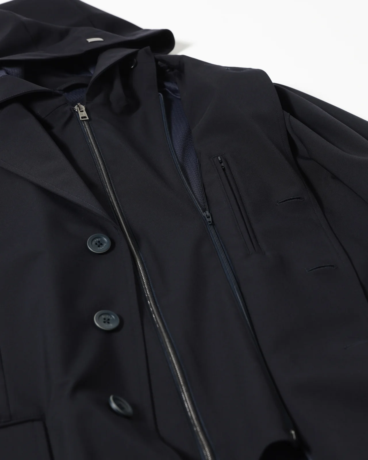 HERNOのトラベルエディット 2way ジャケット チャック