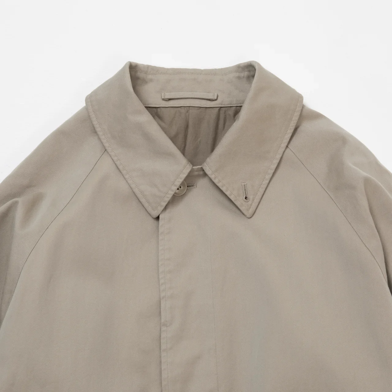 COMOLI|コットンギャバ バルカラーコート