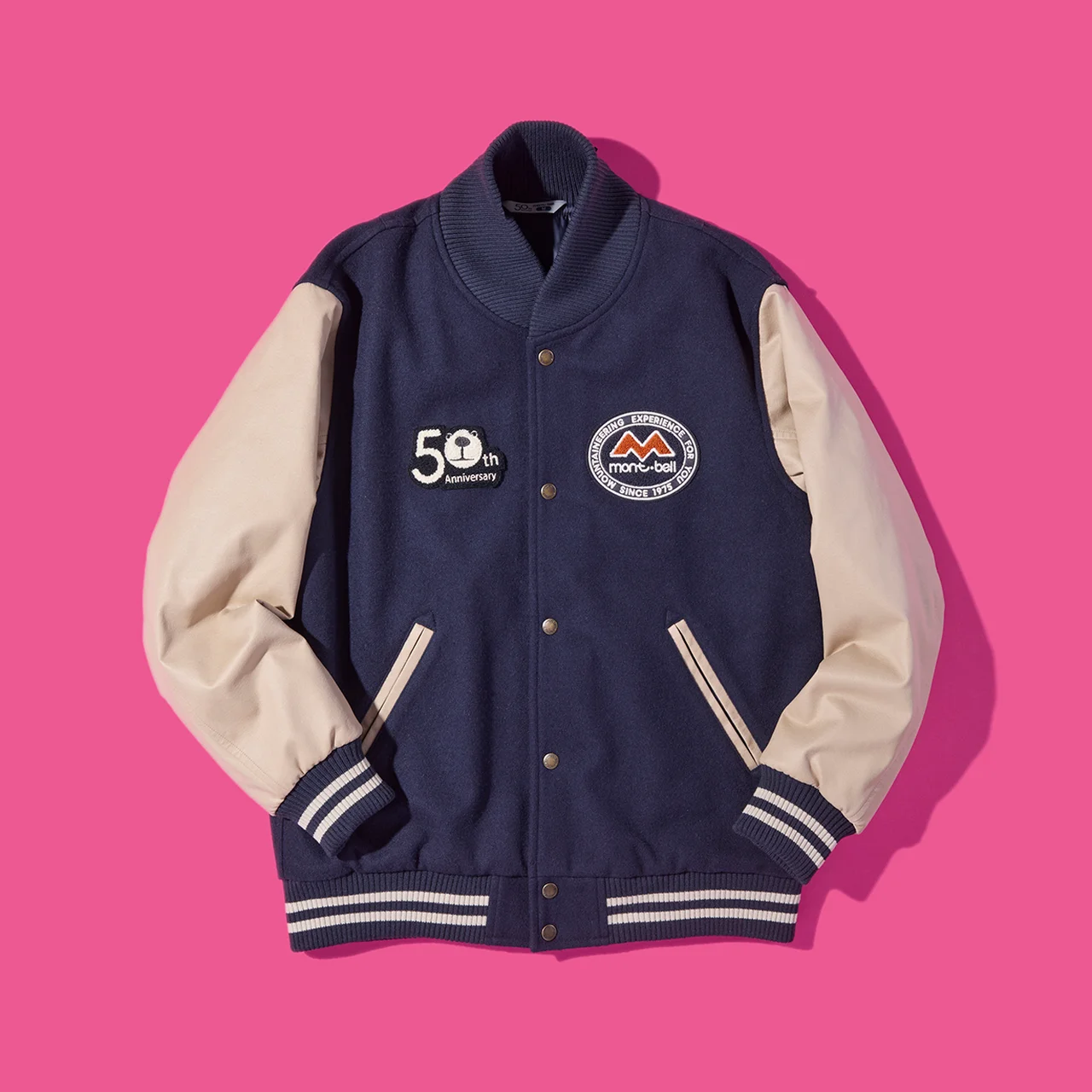 モンベルの創業50周年を記念して1985年に限定発売されたスタジアムジャンパーを復刻