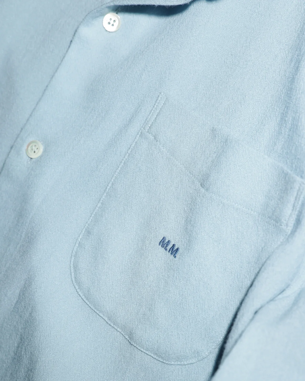 Maison Margielaのブルーシャツ