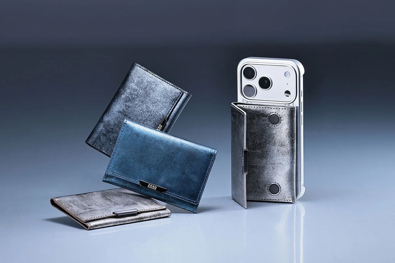 iPhoneに装着する「ゼロハリバートン」。日本製レザーのMagSafe対応カードケースが初登場 