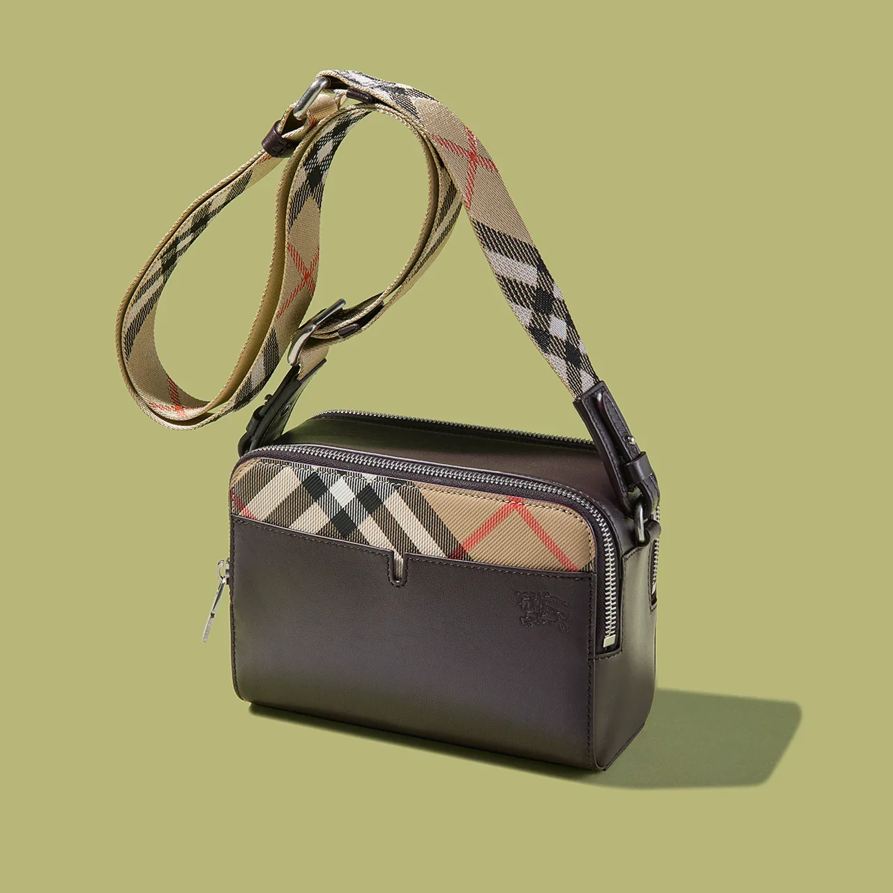 BURBERRY|Pop Check Crossbody Bag