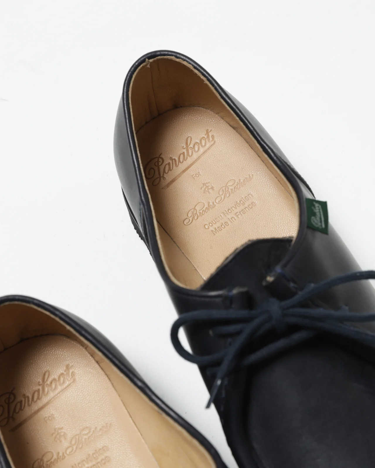 Brooks Brothers × Parabootの革靴「ミカエル」 ロゴ