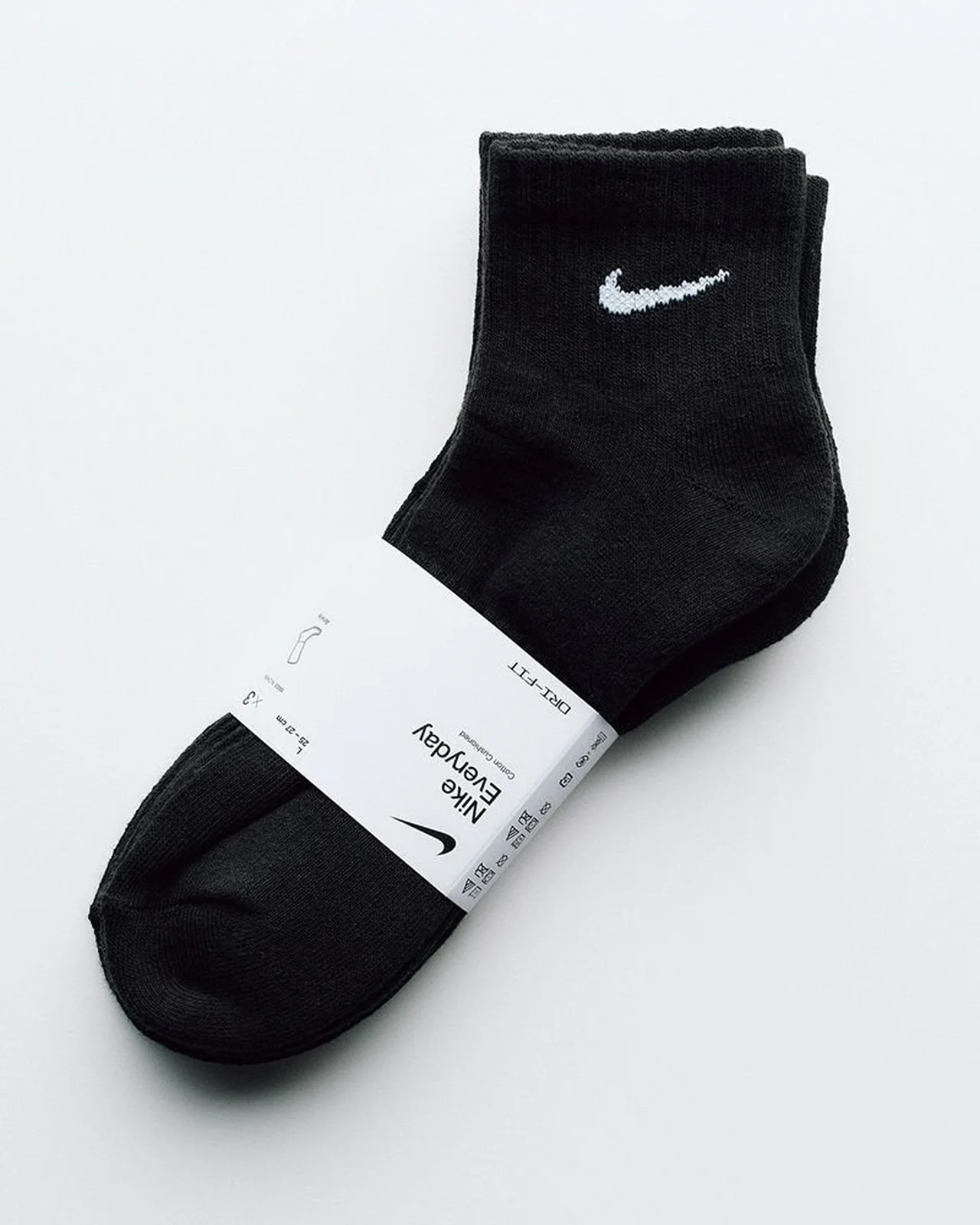 Nikeのショート丈ソックス（3足セット）