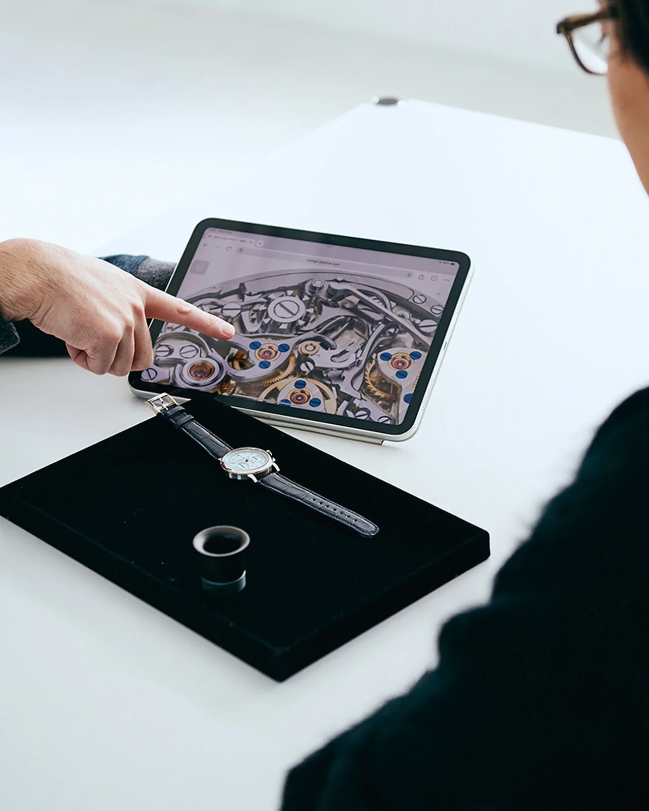 タブレットを使ってレクチャー
